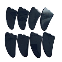 HZ Factory Prix de gros Planche de Gua Sha en pierre naturelle, outils chinois en obsidienne noire et jade