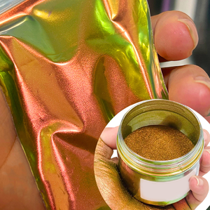 Wholesale Cosmetic Grade Multichrome <b>Pigment</b> Powder High Saturation Color Shifting Chameleon <b>Pigment</b> Powder for <b>Eyeshadow</b> Vegan - Product Image 3