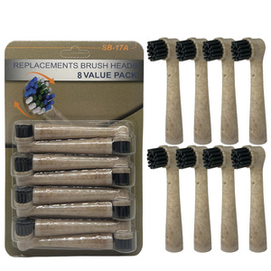 Bambù eco friendly ecologico testa <span class=keywords><strong>B</strong></span> pla testa di <span class=keywords><strong>ricambio</strong></span> per spazzolino elettrico testina di <span class=keywords><strong>ricambio</strong></span> spazzolino da denti - Product Image 5