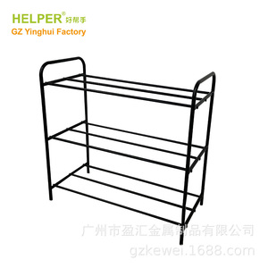 Helper Metal Shoe Rack 82x33x61cm Carbon Steel Space Saving Standing Type For Entryway Storage - Product Image 5