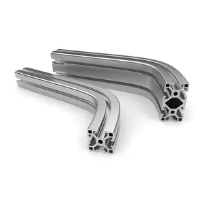 2020 3030 4040 4545 4080 4590 5050 OEM Industrial Aluminum Profiles T Slot Cured Aluminum Extrusions Profile