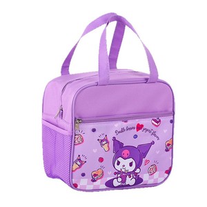 Bolsa de almuerzo aislada para niños, diseño de dibujos animados, bolsa Bento de papel de aluminio grueso para uso escolar - Product Image 5