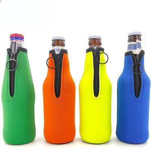 Özel neopren yalıtımlı bira soğutucu kılıf fermuar ile lüks logo-abone şişe Can Coozy tutar sıcak/soğuk içecekler - Product Image 4