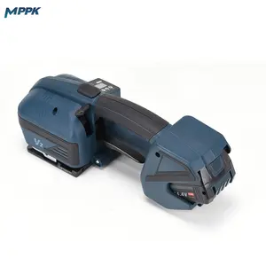 MPPK V2 Battery powered Portable 3200N Carton 1/2' ~5/8' PET PP Belt Banding Strapping Machine