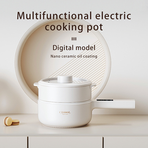 หม้อหุงข้าวอเนกประสงค์พร้อมฝาแก้วหม้อไม่ติดหม้อไฟฟ้า - Product Image 4