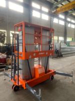 Plateforme de travail surélevée EVERLIFT 6m 8m 10m 12m, plateforme de travail mobile en aluminium, mât double, 250 kg, plateformes de travail aériennes électriques