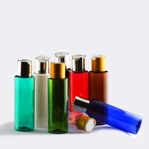 Bouteille de <span class=keywords><strong>shampoing</strong></span> portable en plastique PET de 100ml avec logo personnalisé bouteille de lotion à presser pour gel douche et soins de la peau taille voyage avec bouchon à pression - Product Image 3