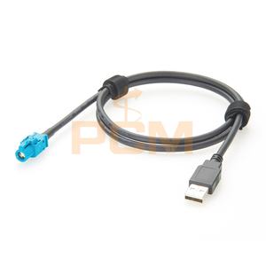 Câble de données automobile blindé 1m <span class=keywords><strong>USB</strong></span> vers HSD Z Code Connecteur femelle mâle pour caméra embarquée, système d'infodivertissement, transmission de données - Product Image 5