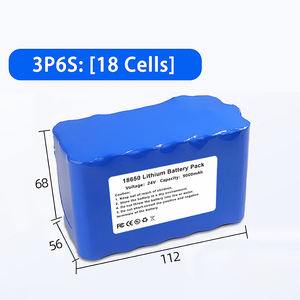 بطارية ليثيوم 24 فولت 9000 مللي أمبير في الساعة (خلايا من الدرجة الأولى) - 18 وحدة + محولات مجانية للتركيب الذاتي، قابلة للتخصيص في الشكل/الجهد لتطبيقات 24 فولت - Product Image 2