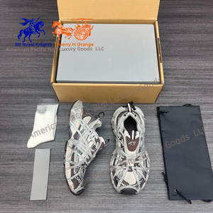 Chaussures de sport rétro de haute qualité, baskets de luxe en maille et polyuréthane, tailles 3XL, semelle extérieure souple en TPU pour la marche et Balenciaga - Product Image 2