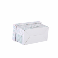 Boîte d'expédition en carton ondulé personnalisable avec fermeture à glissière pour l'emballage et la livraison de vêtements vente en gros