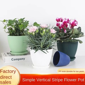 <span class=keywords><strong>Grand</strong></span> pot de plantes d'intérieur/extérieur minimaliste moderne avec <span class=keywords><strong>bac</strong></span> de drainage comprenant un support pour plantes d'intérieur-pour application dans le jardin - Product Image 5