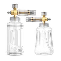 Lance à mousse pour neige de montagne, buse de pistolet à eau haute pression pour le nettoyage automobile, capacité 1L, outil de nettoyage de voiture durable