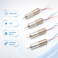 Moteur de doigt robotisé 12V 24V, micro-moteur à engrenages planétaires avec encodeur pour la robotique de la main prothétique et l'automatisation