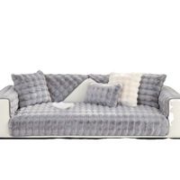 Modernes einfaches Design Herbst Winter Plüsch Kissen bezug Winter Warm Bubble Velvet Verdicktes rutsch festes Sofa Handtuch Neues Produkt