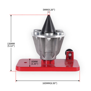Magnetic Wall Mounted Lawn Mower <b>Blade</b> Balancer 750-087 339075B Red 165mm Base With Adjustment Knob - Product Image 1