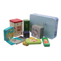 Boîte à cookies de conception personnalisée avec couvercle à charnière, pour biscuits