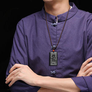จี้หยกเนฟไรต์ธรรมชาติ แฟชั่นเครื่องประดับสำหรับผู้หญิง ของขวัญพร้อมใบรับรอง HT25 - Product Image 4