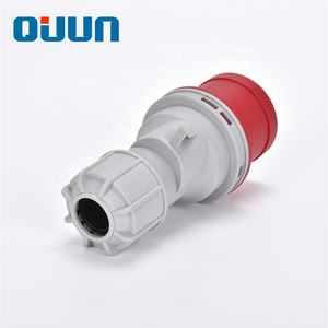 Phích cắm và ổ cắm điện công nghiệp chất lượng cao PA66 4P 3P+E 32A 380V 6h IP44 loại đực, sản xuất trực tiếp từ nhà máy OEM - Product Image 2