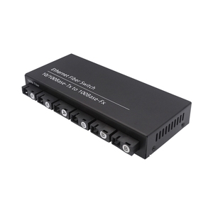 Profesyonel Metal medya dönüştürücü yüksek hızlı tek modlu medya dönüştürücü ethernet fiber anahtarı 6sc 2rj45 3AAA 3BBB - Product Image 4