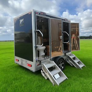 Baño Portátil Ecológico para Bodas al Aire Libre, Remolque de Lujo para Inodoros Móviles de Camping - Product Image 1