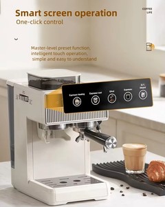 Pida Directamente a Domicilio Cafetera Espresso Automática <span class=keywords><strong>con</strong></span> Extracción de Alta Presión, Crema Abundante y Lanza de Vapor Integrada para <span class=keywords><strong>Leche</strong></span> Cremosa - Product Image 5