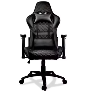 Chaise de jeu ergonomique traditionnelle pliable et convertible <span class=keywords><strong>Cougar</strong></span> avec refroidissement, pivotante à 360°, style exécutif, en cuir, avec massage pour les joueurs - Product Image 2