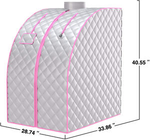 كيس ساونا بخار خيمة مع ساونا 2 لتر غطاء محرك محمول قابل للنفخ متعدد الأغراض صندوق ساونا لحمام القدم - Product Image 3