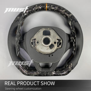 Para Seat Cupra 2018-2025 Formentor Tavascan Terramar Leon <span class=keywords><strong>Arona</strong></span> Ibiza Ateca Volante de fibra de carbono real personalizado - Product Image 5