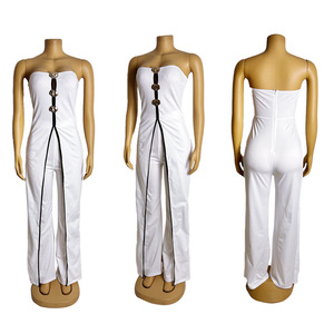 Top sin Tirantes con Diseño de Dos Piezas para Mujer, Elegante Mono a la Moda - Product Image 6