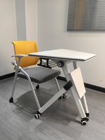 Ensemble table et chaises de formation directement de l'usine pour salle de classe, école, bureau, salle de réunion, mobilier
