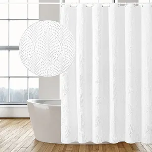 Hot Sale Designer Dusch vorhang Set wasserdicht 3D geprägt Dusch vorhang für Badezimmer