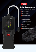 Herramienta de Diagnóstico para Automóviles OBD2 OBD II V066, Probador de Líquido de Frenos, Detector de Aceite DOT3/DOT4/DOT5.1, Lector de Códigos de Prueba de Seguridad, Pantalla Digital