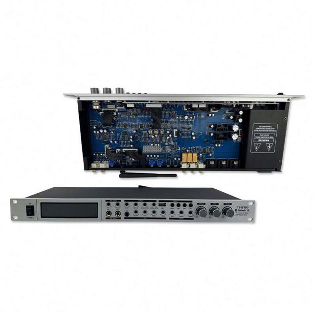 PFX Professional KTV Pre-Amplifier Home BT USB Optical Fiber Input Conference Stage Performance Audio Processor