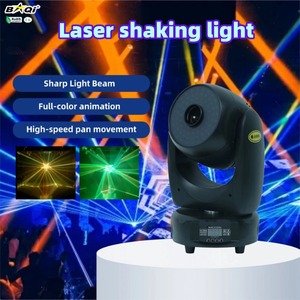 ไฟเลเซอร์ LED 5 วัตต์ แบบเคลื่อนที่ได้ พร้อมโลโก้สั่งทำพิเศษ แสงสีแดง เขียว น้ำเงิน RGB  สร้างเอฟเฟกต์ลำแสงสำหรับงานดิสโก้ ปาร์ตี้ ดีเจ - Product Image 2