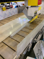 2023 alta eficiencia 4 ejes puente Sierra CNC enrutador 3200*2000mm corte de inglete cualquier dirección usado granito grabado corte PLC