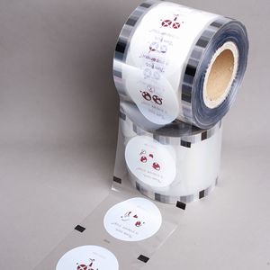 Película de Sellado de Plástico Personalizada, Impermeable, de PP, para Tapa de Té de Burbujas, Sellado Térmico, Impresión PET, Rollo de Película para Sellar Vasos - Product Image 3