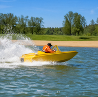 Mini Jet-boat Électrique Monoplace Personnalisé pour Location en Parc Aquatique ou Entreprise de Divertissement – Vente Directe Usine