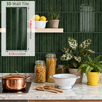 Autocollant de carrelage à peler et coller, sans outils, installation facile, découpable, 3D, époxy, étanche, pour crédence de cuisine, en PET+PU, usage domestique