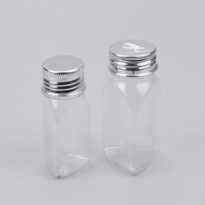 Botella Triangular para Mascotas de 30 ml con Tapa de Rosca Transparente para Envasado de Alimentos - Product Image 1
