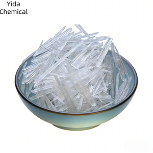 Großhandel YIDA Marke Lebensmittelqualität CAS 89-78-1 25kg Trommel Menthol-Kristalle 99,5% Reinheit für Mundpflege-Chemikalien - Product Image 1