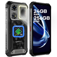 Teléfono Resistente de Alta Gama LAGENIO Rhino1 Pro, Octa Core, Pantalla de 120Hz, Batería de 12000mAh, IP68/IP69k, MIL-STD-810H, 4G LTE, SOS