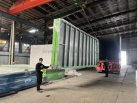 Conteneur préfabriqué à faible coût de 20 pieds pour outils, garage à assemblage rapide, abri de voiture pliable et portable