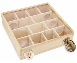 Çevre Dostu Ahşap <span class=keywords><strong>Hamster</strong></span> Evi Cam Kapaklı Evcil Hayvan Kafesi İç/Dış Mekan Kullanımı Özelleştirilebilir Tasarım - Product Image 1