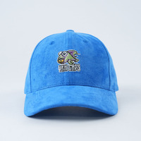Casquette de baseball brodée 2D de haute qualité Casquette structurée en daim 6 panneaux à la mode personnalisée