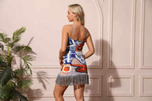 Custom Intarsia Knit <b>Dress</b>-Replica of Famous South African Painting Luxury 7-Day Sample Lead Time Made in <b>China</b> - Product Image 6
