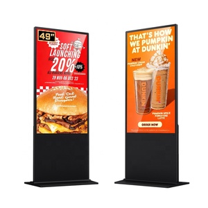 Pantalla Táctil LCD 4K de 55 Pulgadas para Exteriores, Tótem Digital de Pie para Publicidad Comercial, Kiosco para Hoteles y Farmacias - Product Image 1