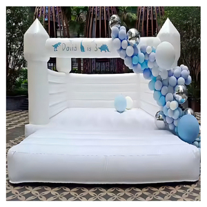 Jeu de pelouse de jardin de <span class=keywords><strong>mariage</strong></span> de maison de rebond d'air extérieur pour enfants avec château gonflable de trampoline de projet pour des enfants - Product Image 1