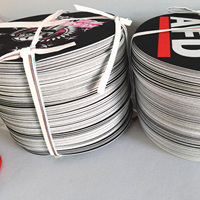 Tapis antidérapant personnalisé de 12 pouces, imprimé sur mesure, en feutre rond pour tourne-disque, adapté à la sublimation par transfert thermique, pour lecteur de disques vinyles