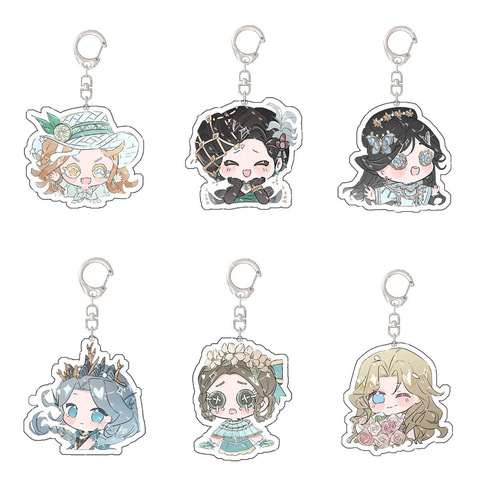 Customised Acrylic Cute Keychain Fifth Person 4CM Keychain Anime Game Charm Plastic Keychain